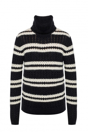 Turtleneck top with a striped pattern, zdjęcie 1 Turtleneck top with a striped pattern od Saint Laurent